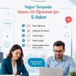Yoğun Tempoda Türkçe Öğrenmek için 5 Adım